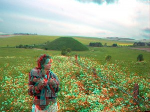 Silbury3DRedBlue (Large) Ilka at Silbury Hill